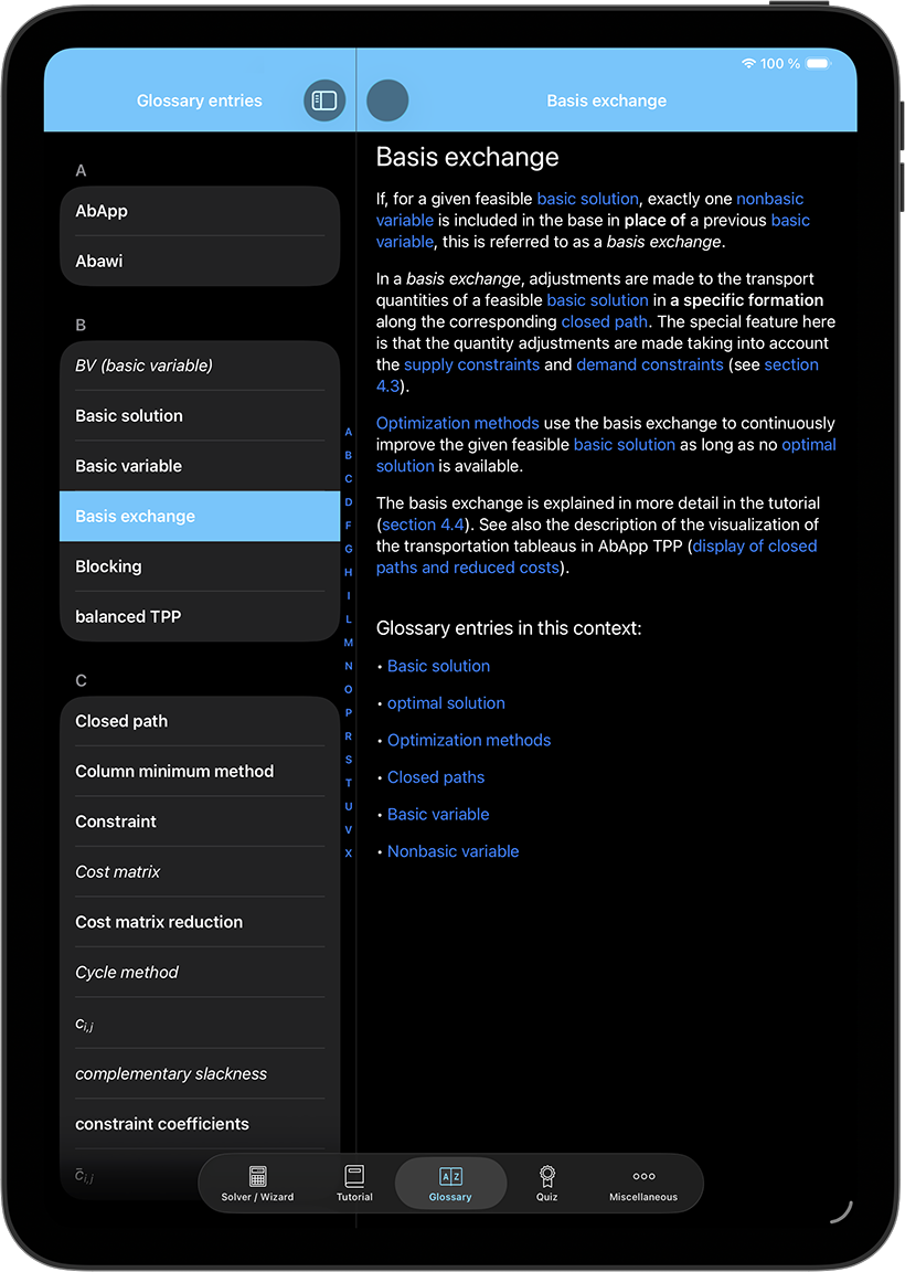 Important terms at a glance