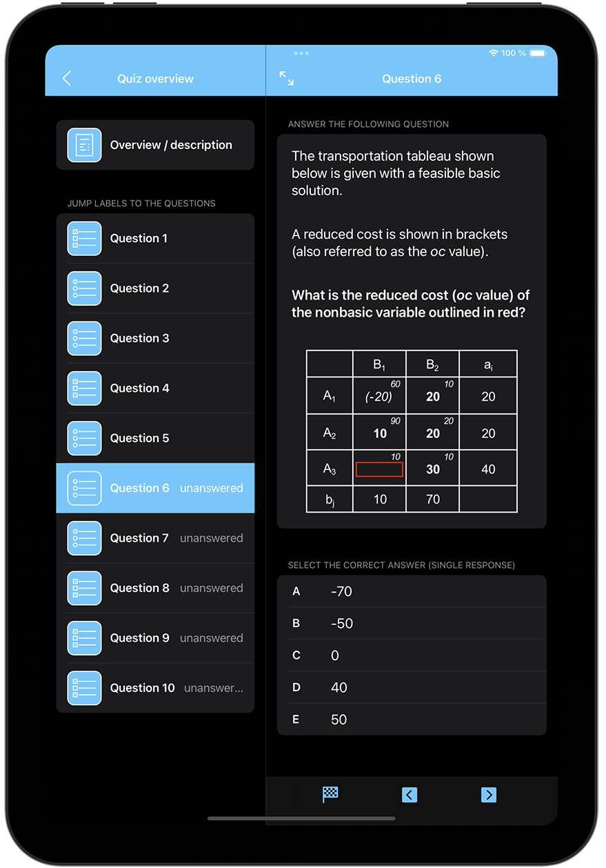 Play a quiz and collect awards