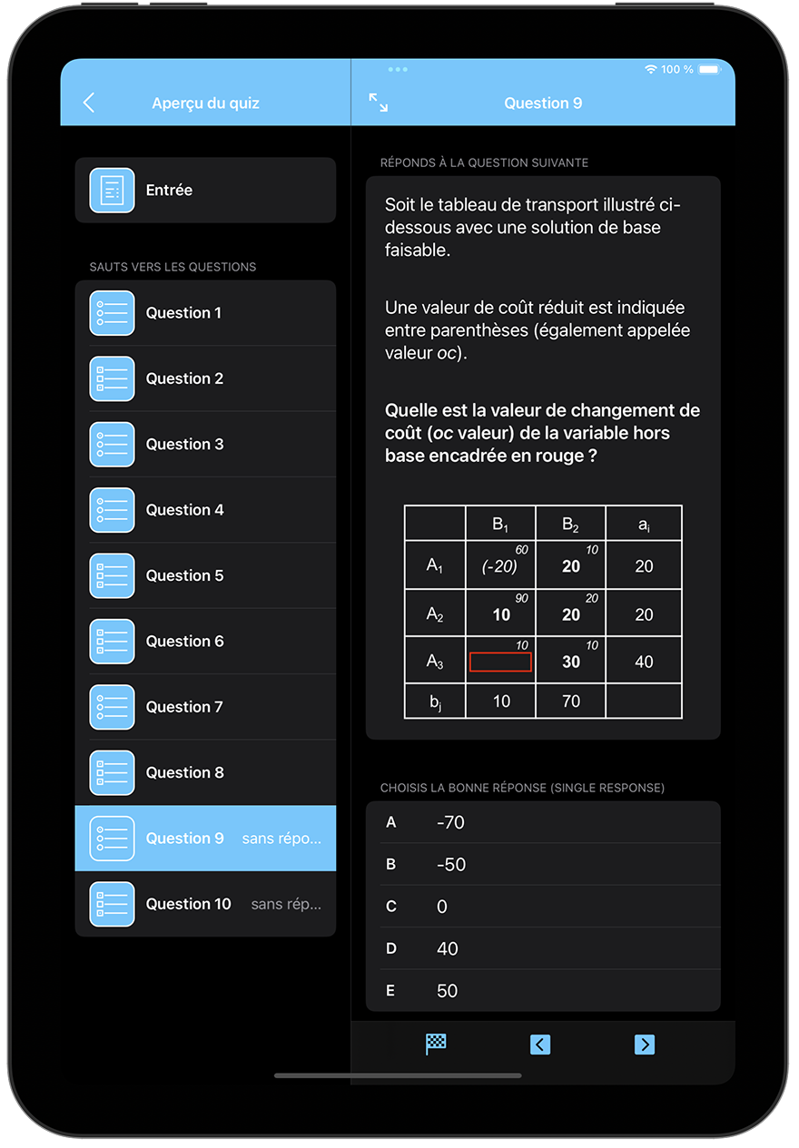 Joue à un quiz et collecte des récompenses